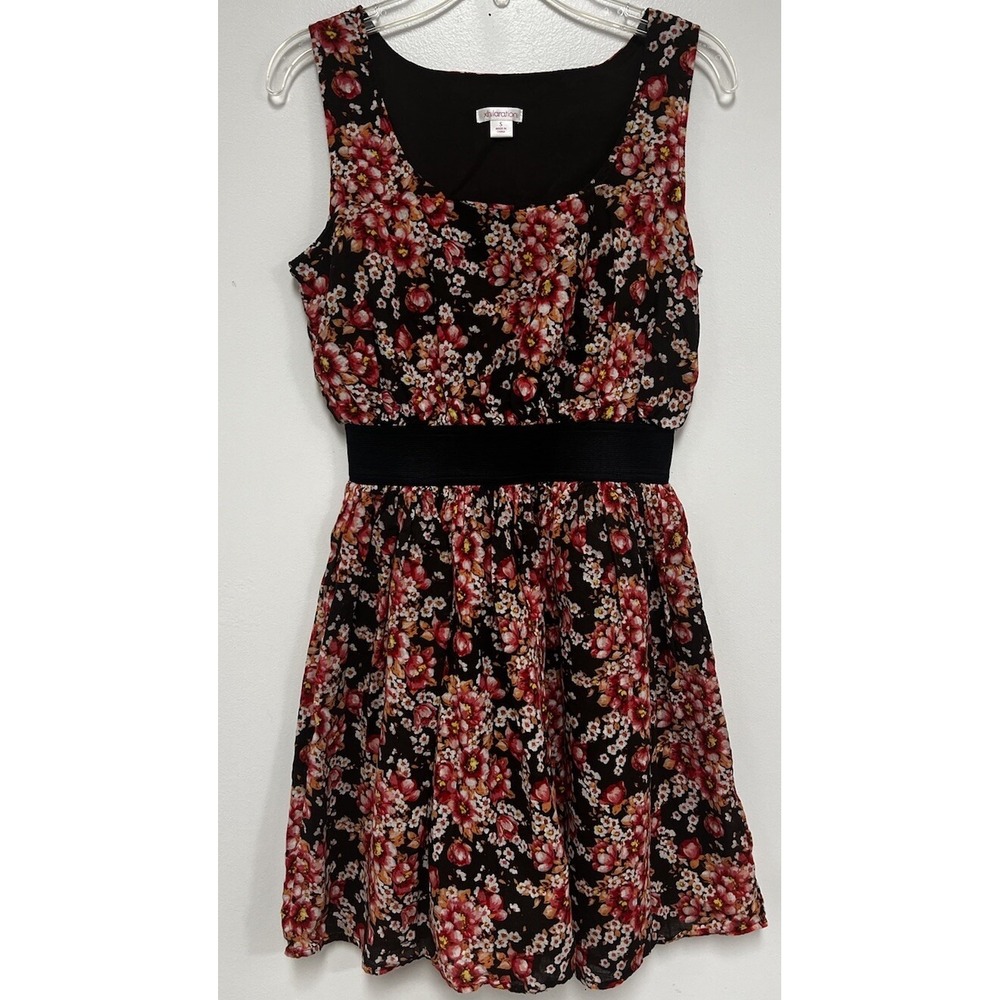 Xhilaration Size Small Floral Mini Dress. Sleeveless, Lined, A-Line, Lightweight